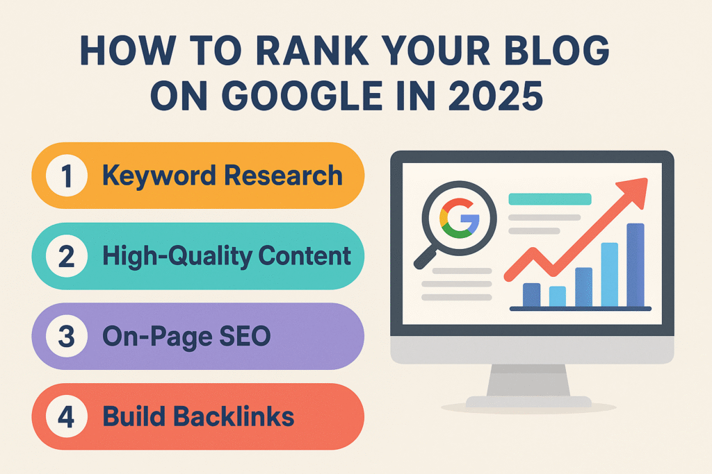 How to Rank Your Blog on Google in 2025